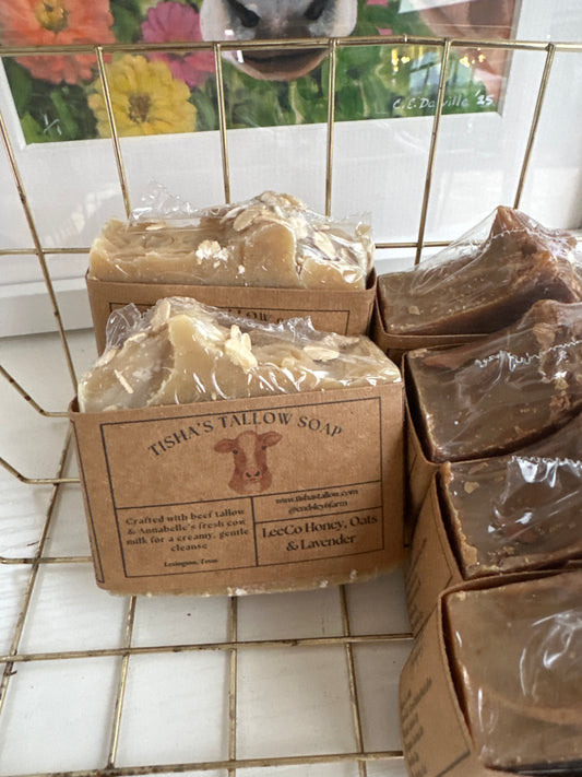 Honey, Oats and Lavender Soap