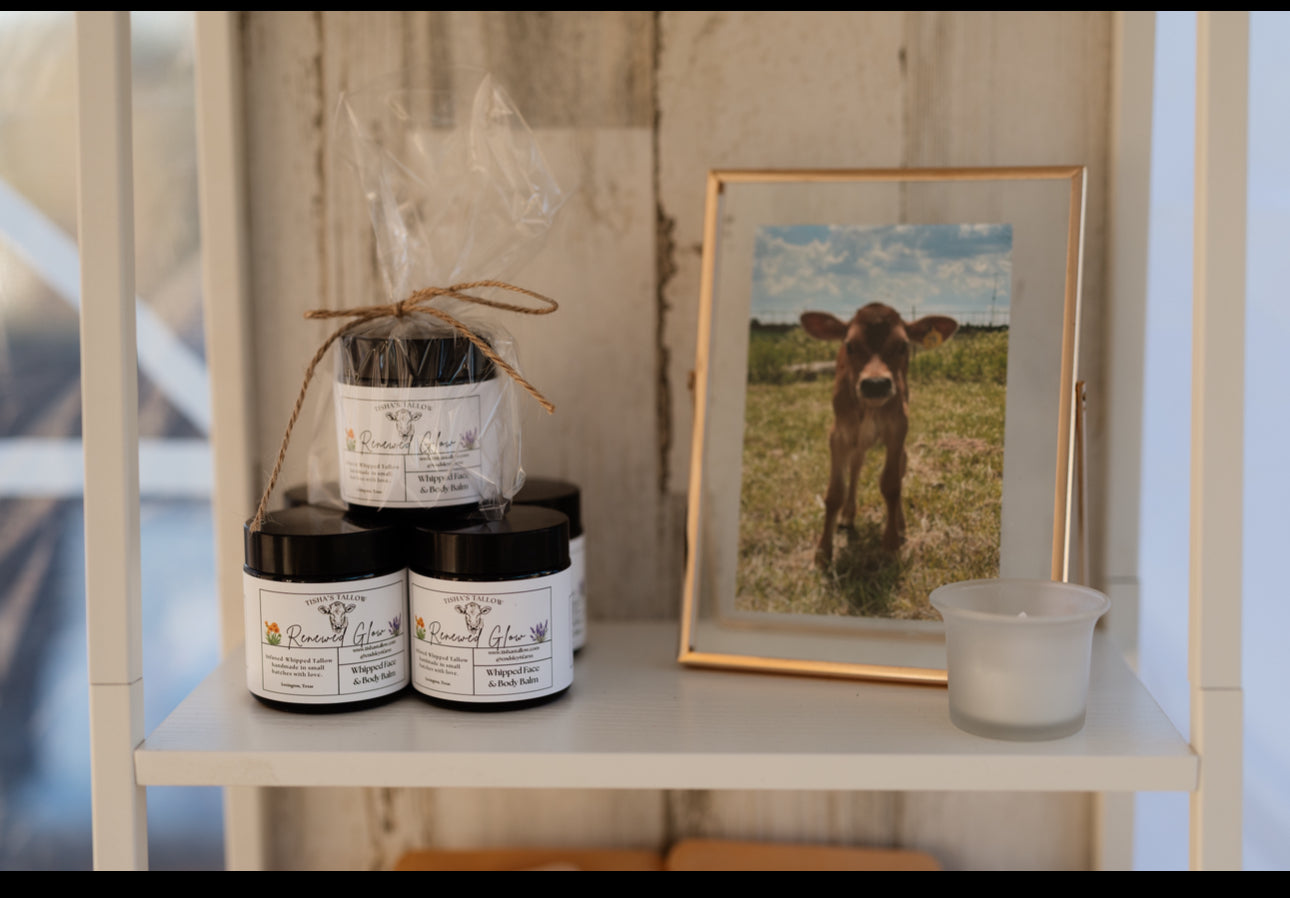 Renewed Glow Infused Whipped Tallow 4oz. - Calendula & Lavender