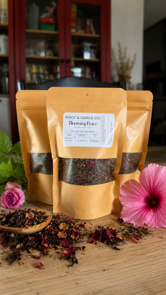 Blooming Peace — Herbal Loose-Leaf Tea Blend