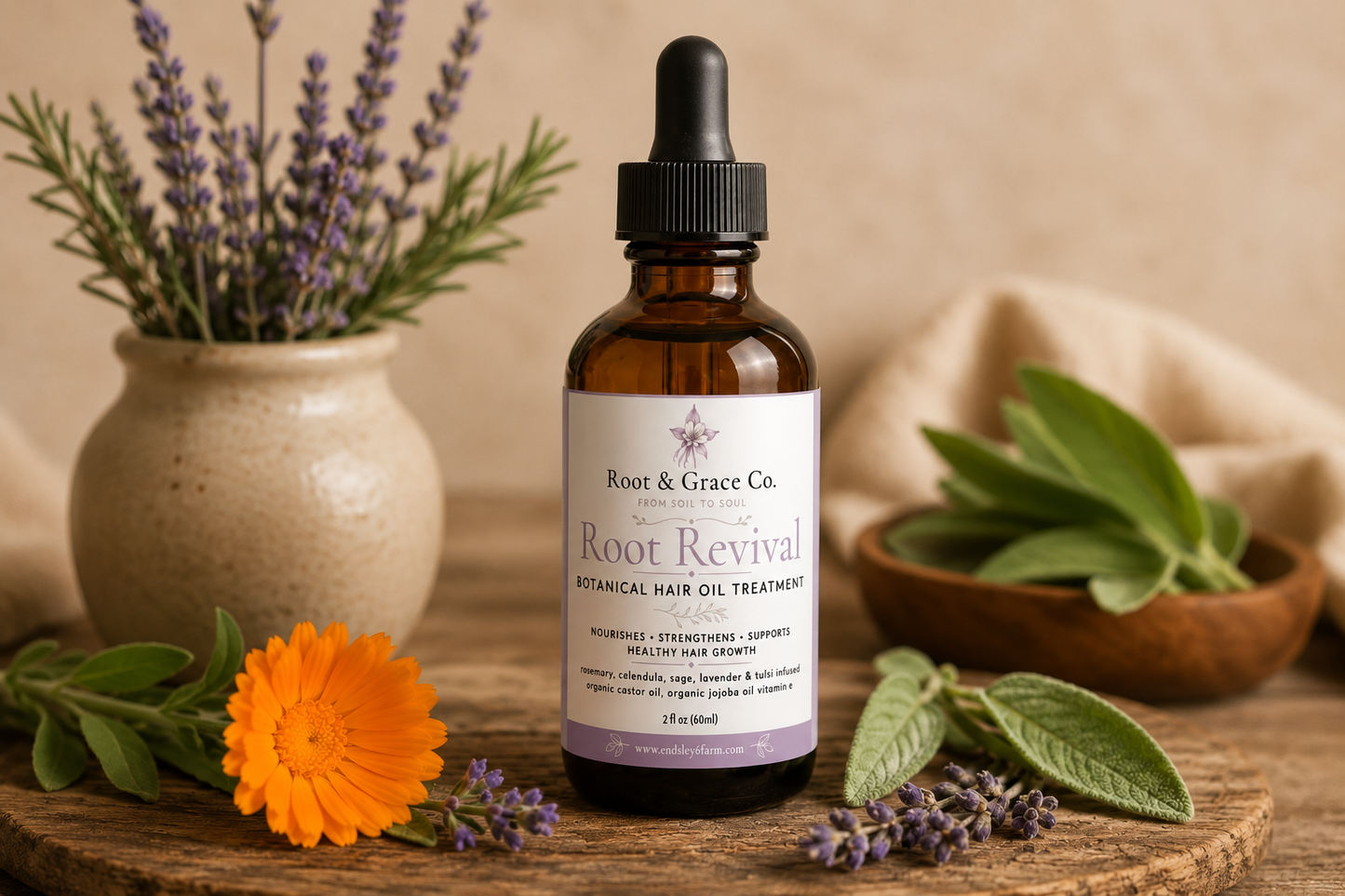 Root Revival - Botanical Hair & Scalp Oil